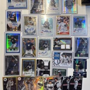 (72x) ALL Yankees Topps Bowman Chrome Auto Rookie Card RC LOT ALL Yankees Judge